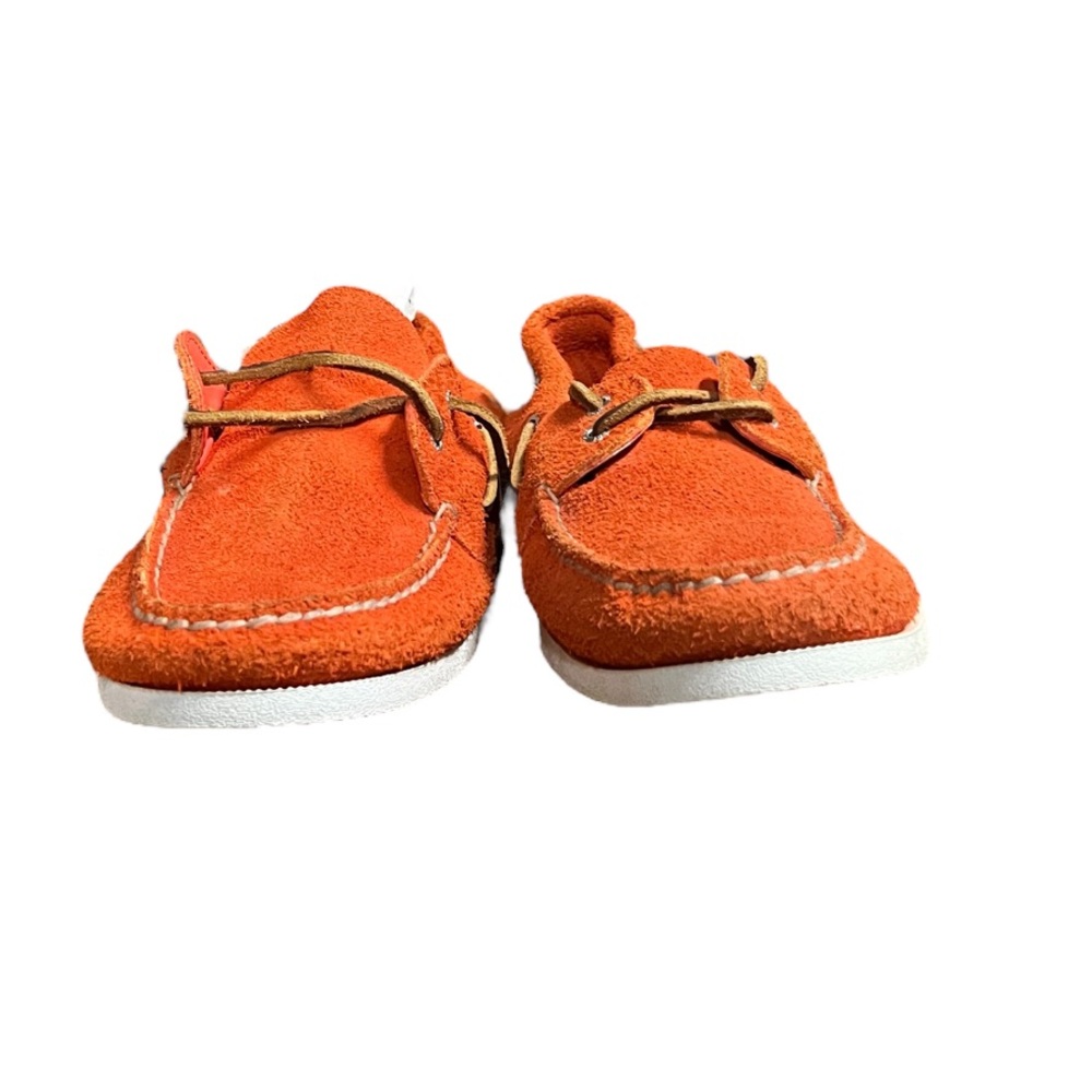 Orange Suede Men's Loafers